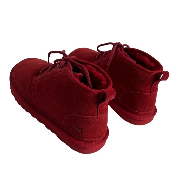 UGG Neumel Men’s Samba Red Chukka Boots - Picture 7 of 11